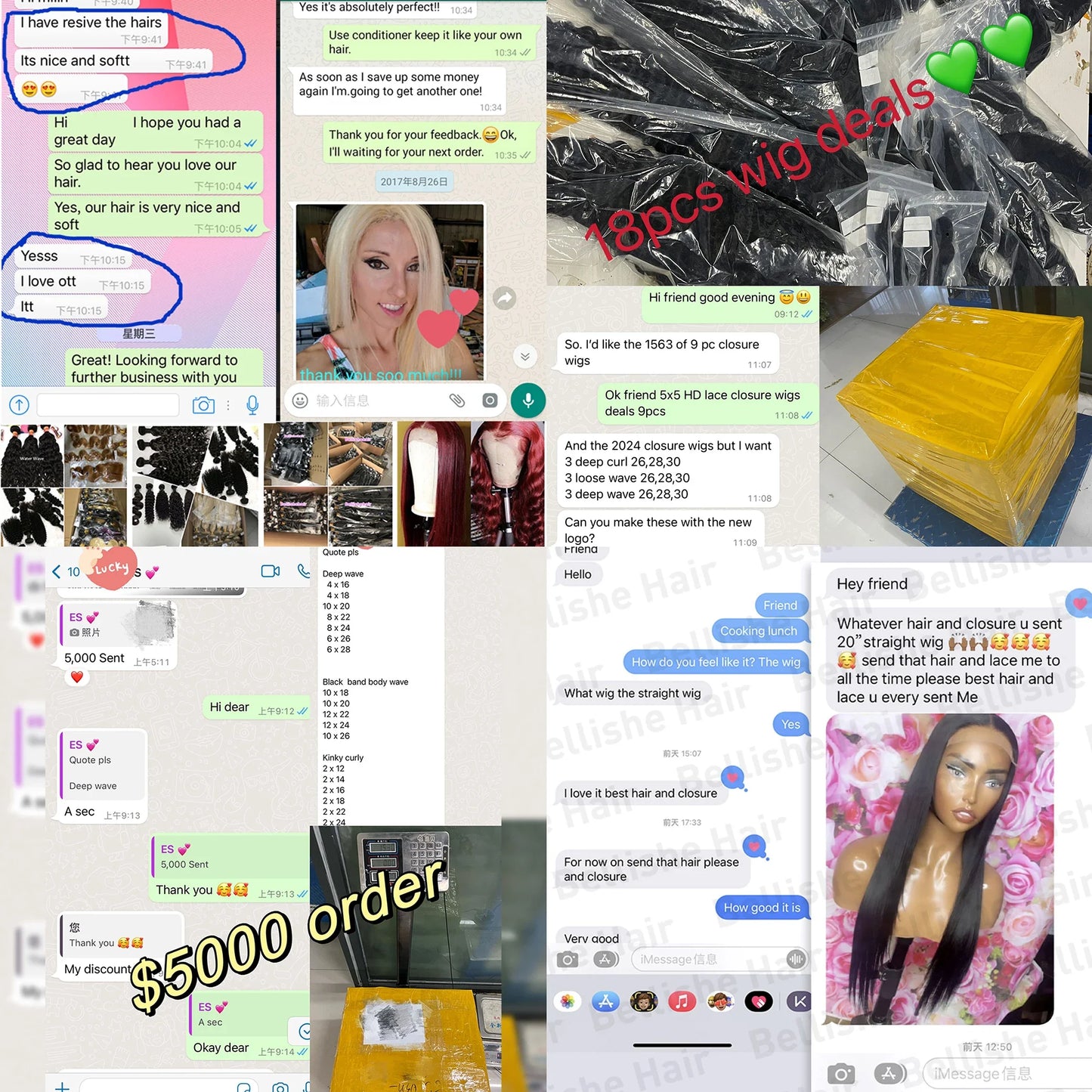 Bellishe Deep Curly Wholesale Brazilian Cheap Glueless Virgin Raw Vietnamese Women's Frontal Curly Lace Front Human Hair Wig