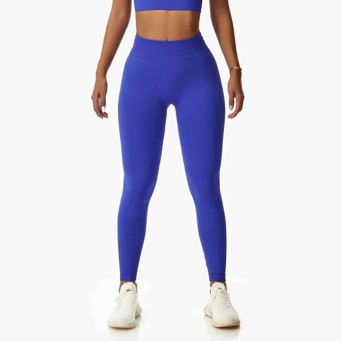 Leggings Yoga Set for Women - Seamless Bra Top and Scrunch Leggings Fitness Sport Suit