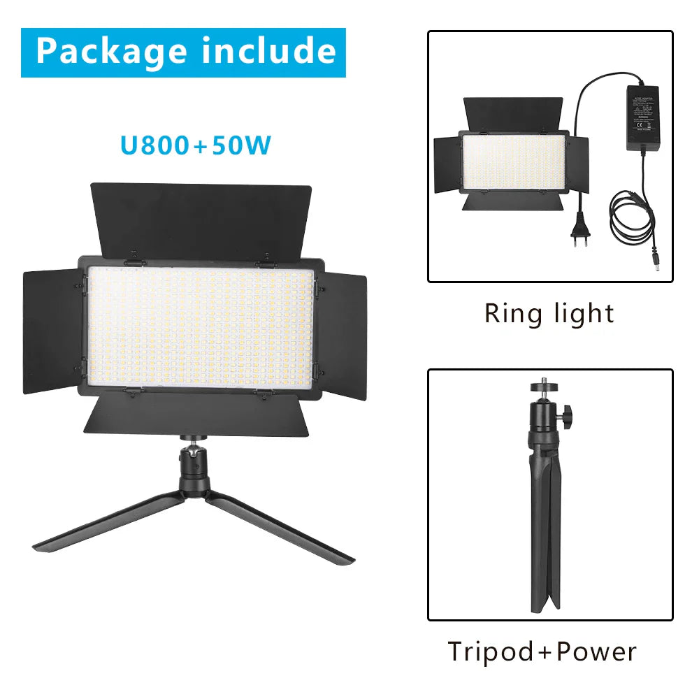 LED Photo Studio Light for Tiktok Youbute Game Live Video Lighting Portable