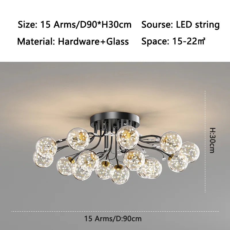 ball G9 led Ceiling Lights for Bedroom Living room decoration indoor lighting