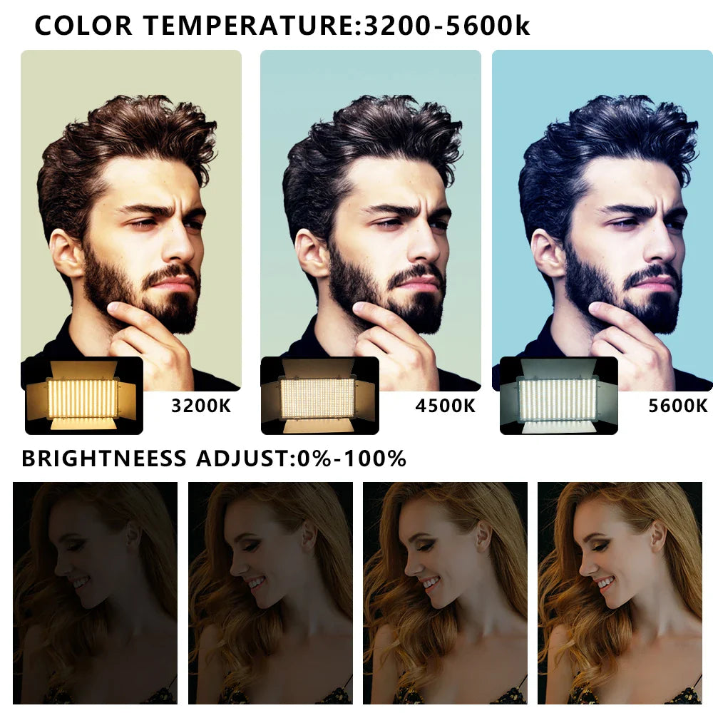 LED Photo Studio Light for Tiktok Youbute Game Live Video Lighting Portable
