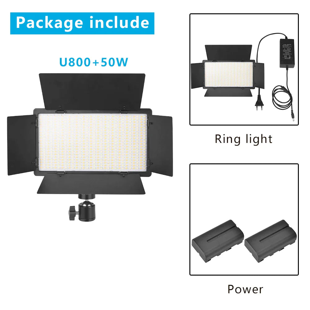 LED Photo Studio Light for Tiktok Youbute Game Live Video Lighting Portable