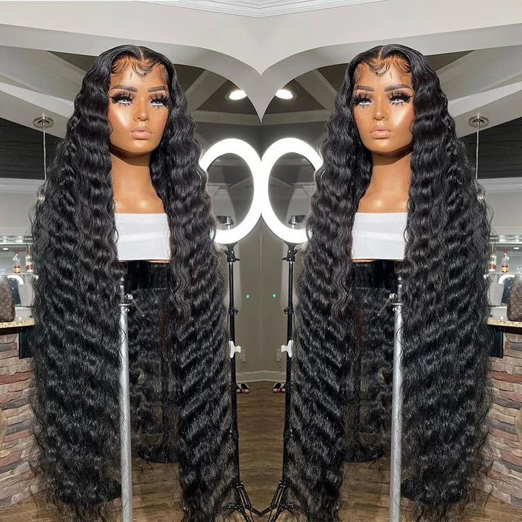 13x6 Transparent Loose Wave Brazilian Indian Virgin Human Hair Wig Lace Front Glueless Natural Wholesale Vendor for Black Women