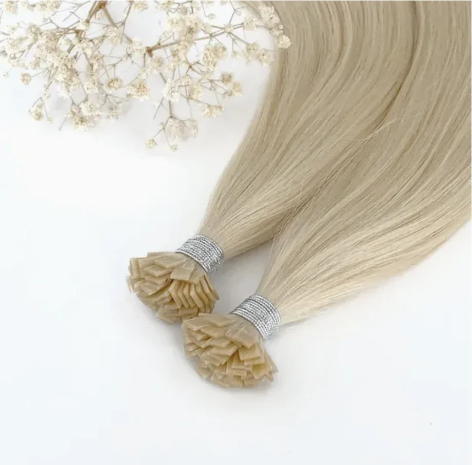 Wholesale Raw Vietnamese Hair Italian Keratin Glue Cuticle Aligned Virgin Blonde Color K Tip Hair Extensions Human Hair