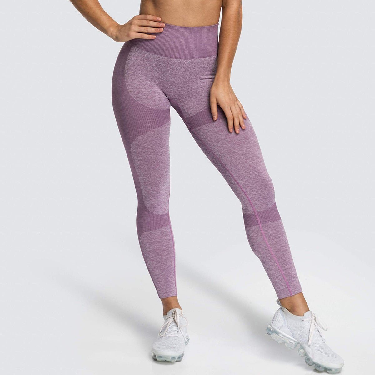 2 Piece Set Seamless Gym Wear Leggings for Women with Breathable Yoga Bra - High Quality Activewear