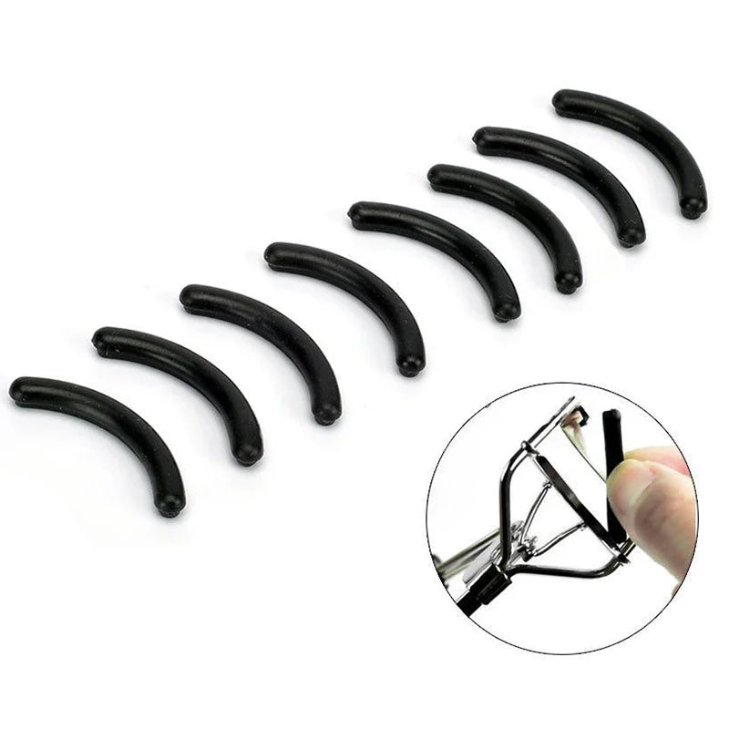 10/20/30 Pcs/set Black Replacement Eyelash Curler Refill Silicone Pads Makeup Curling Styling Tools Eyelash Replacement Tool
