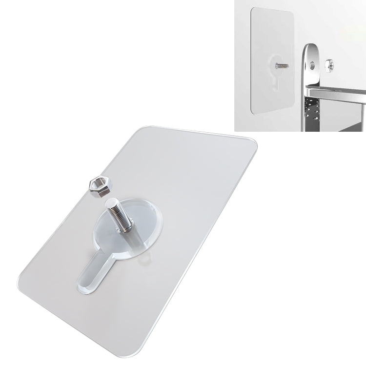 Screw Sticky Hook Wall Hanging Punch-free Wall Sticker Hook, Screw Length: 10mm, 10mm