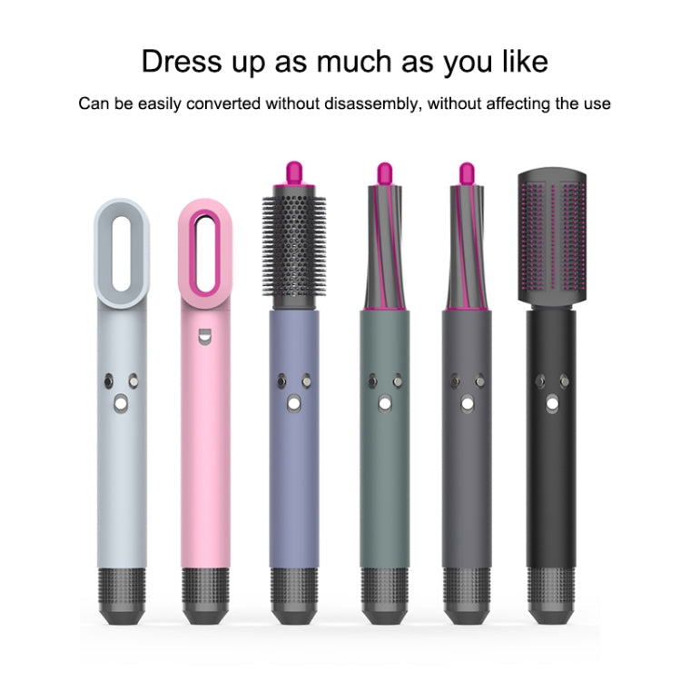 For Dyson Airwrap Hair Modeling Dryer Shockproof Silicone Case (Black)