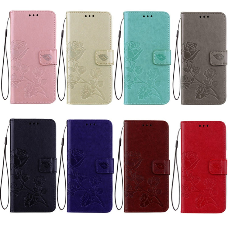 For Huawei Mate 10 Lite Rose Embossed Horizontal Flip Environmental PU Leather Case with Holder & Card Slots & Wallet, For Huawei Mate 10 Lite, Huawei Mate 10 Lite