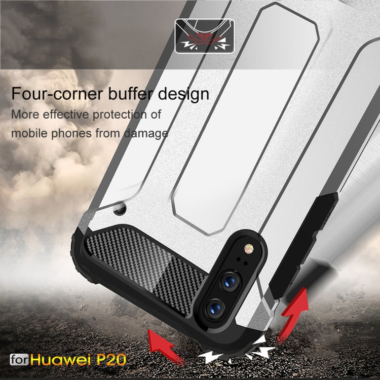 For Huawei  P20 Full-body Rugged TPU + PC Combination Back Cover Case , For Huawei P20, Huawei P20