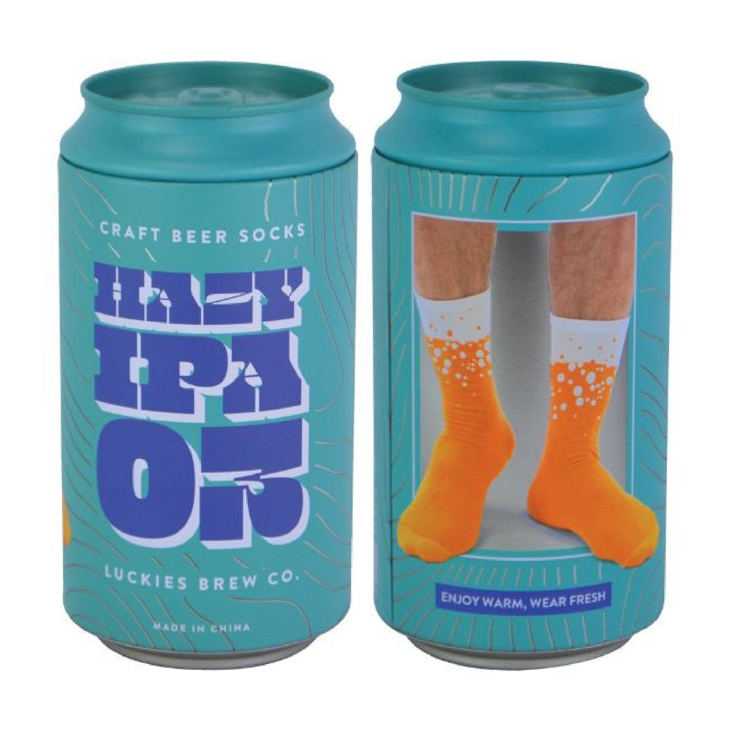 1 Pack Mens Craft Beer Socks in a Can (3 Flavours)