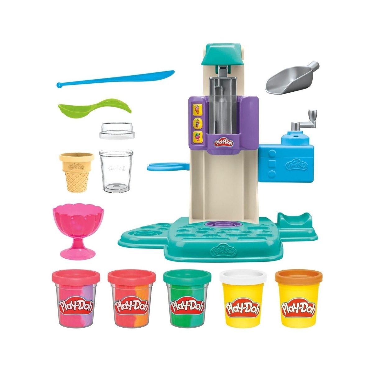 Play-Doh Rainbow Swirl Ice Cream Playset