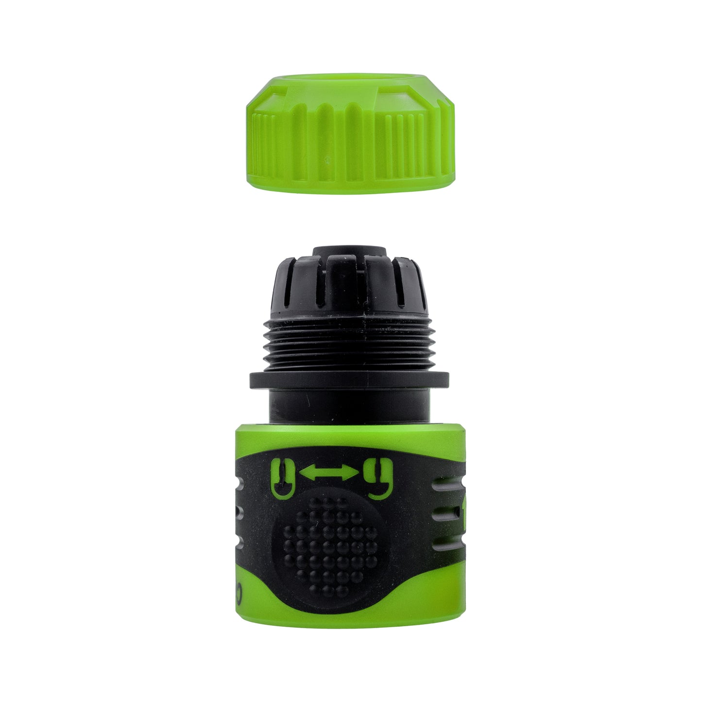 Cost Wise Click and Lock Hose Connector 1/2in Green for Pipe and Water Fitting