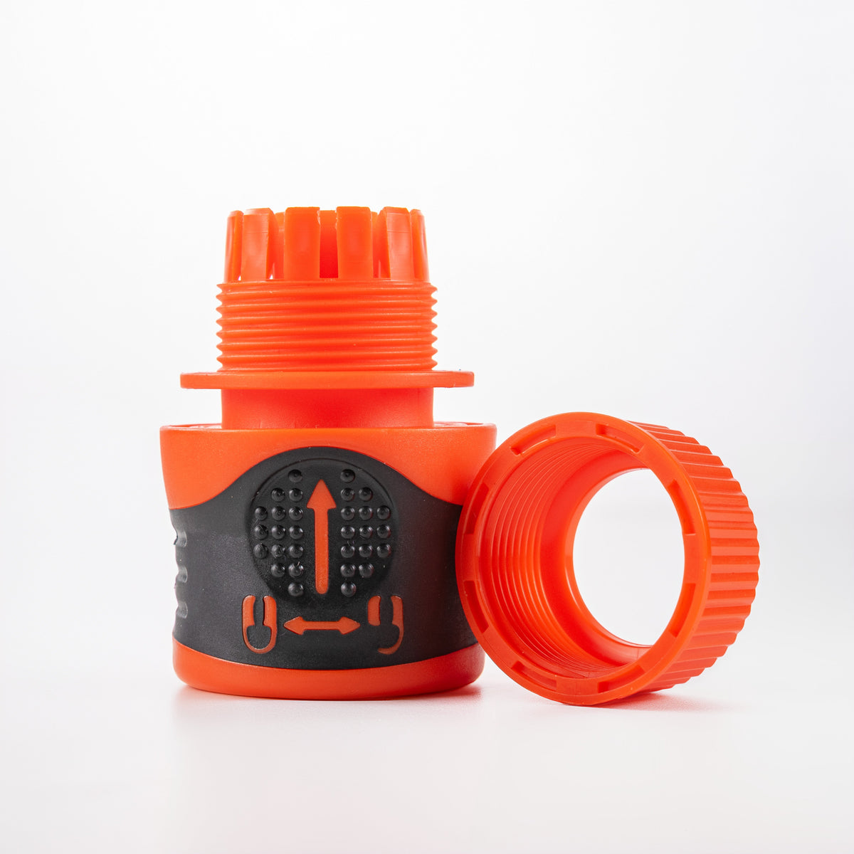 Premium Garden Hose Yellow with Orange Lock Connectors for Garden Irrigation Kit