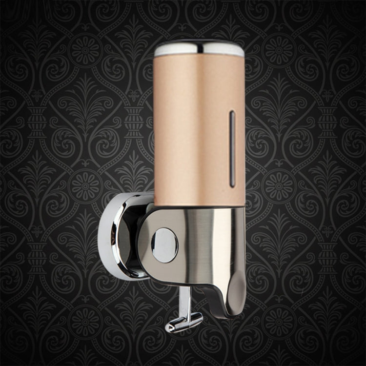 Dual Hotel Shower Manual Dispenser Wall Mounted Washing Liquid Shampoo Soap Bottle, Capacity: 1000ml, 1000ml/Gold, 1000ml/Transparent, 1000ml/White, 1000ml/Dark Red, 1000ml/Silver, 1000ml/Black