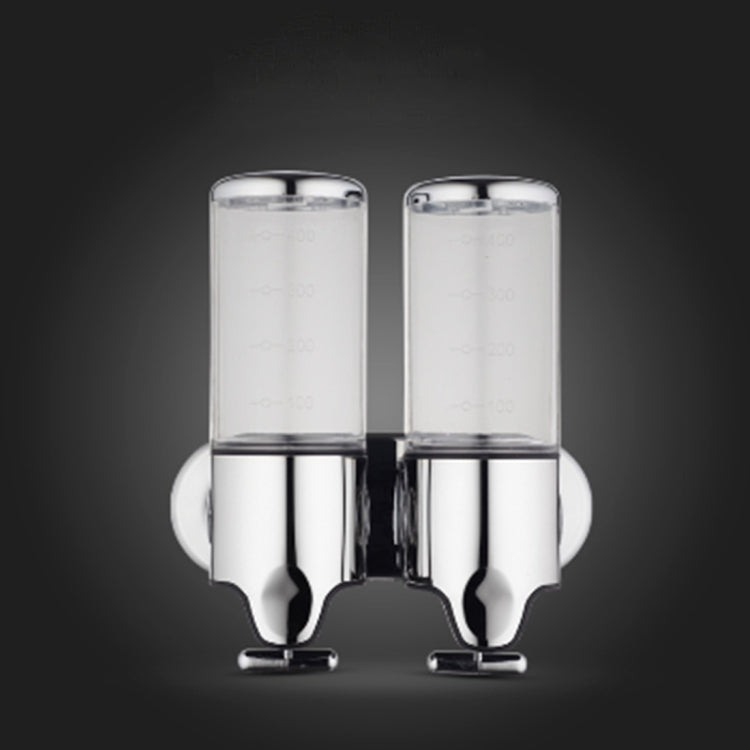 Dual Hotel Shower Manual Dispenser Wall Mounted Washing Liquid Shampoo Soap Bottle, Capacity: 1000ml, 1000ml/White, 1000ml/Dark Red, 1000ml/Green, 1000ml/Blue, 1000ml/Purple, 1000ml/Red, 1000ml/Silver, 1000ml/Black, 1000ml/Gold, 1000ml/Transparent