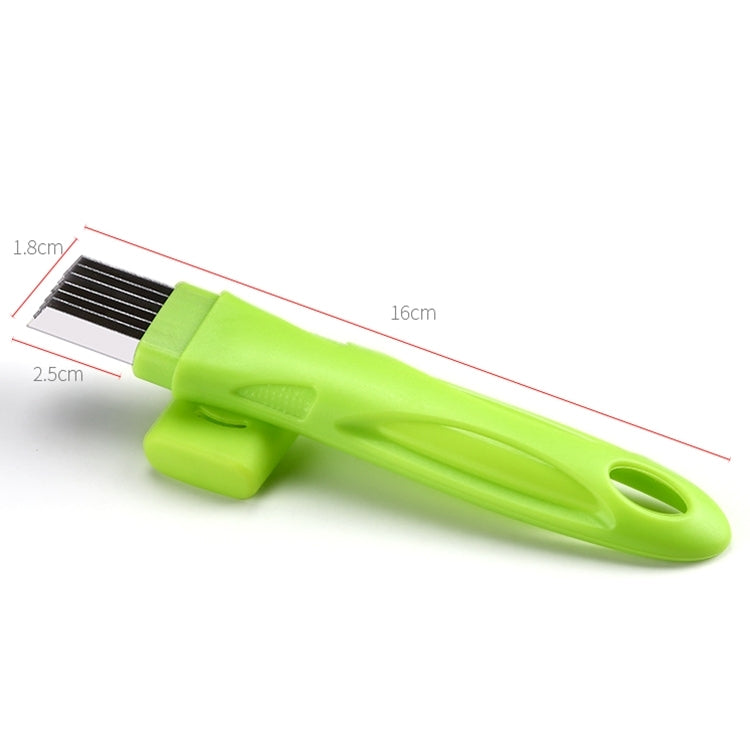 Kitchen Tool Manual Stainless Steel Filate Circle Shape Green Onion Slicer