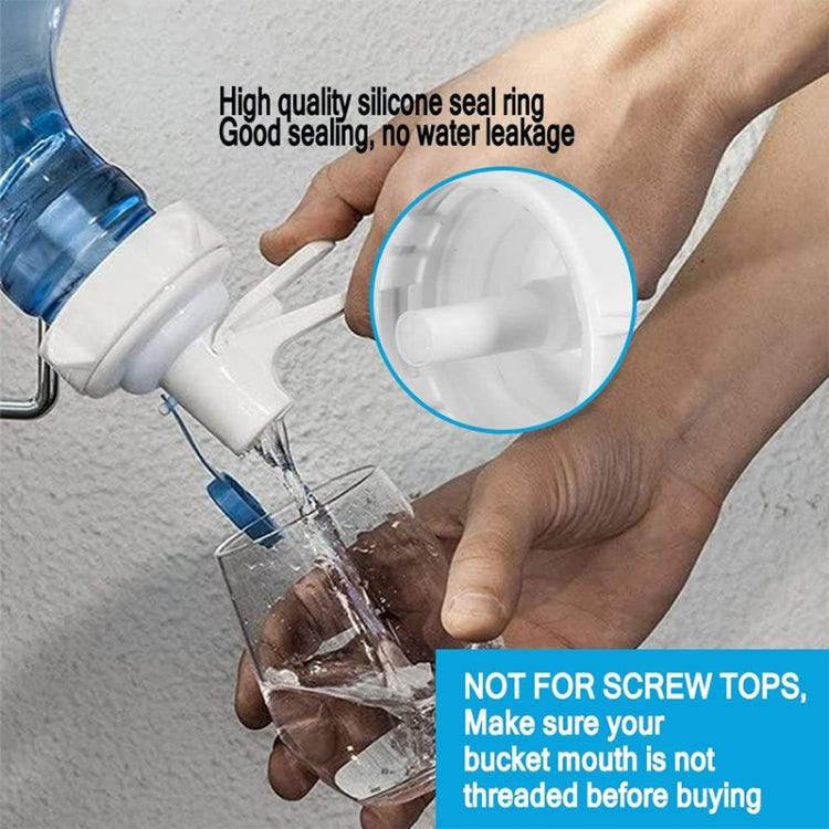 PP Water Bottle Faucet Dispenser Valve for 55mm Crown Top Bottle with Dustproof Cover
