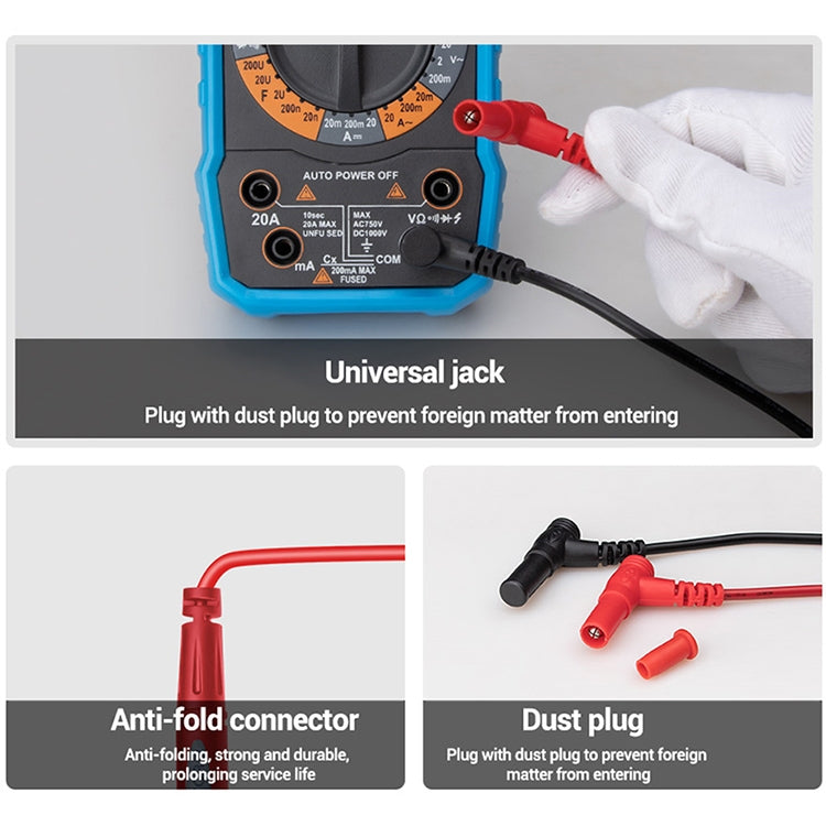 5 PCS CAT III 1000V 20A Multimeter Test Leads Probes, 5 PCS