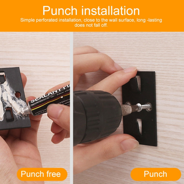 35cm Kitchen Punch-free Wall Mount Seasoning Storage Rack, 35cm