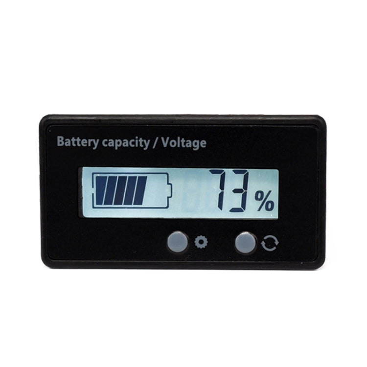 H6133 12V-84V Lead-acid Battery Voltage Tester Percentage Voltmeter Gauge Lithium Battery Status Monitor, 12V-84V White Light, 12V-84V Blue Light, 12V-84V Green Light