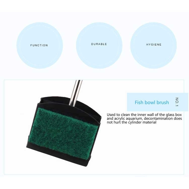 36cm 3 in 1 Multi-functional Fish Tank Cleaning Brush, 36cm