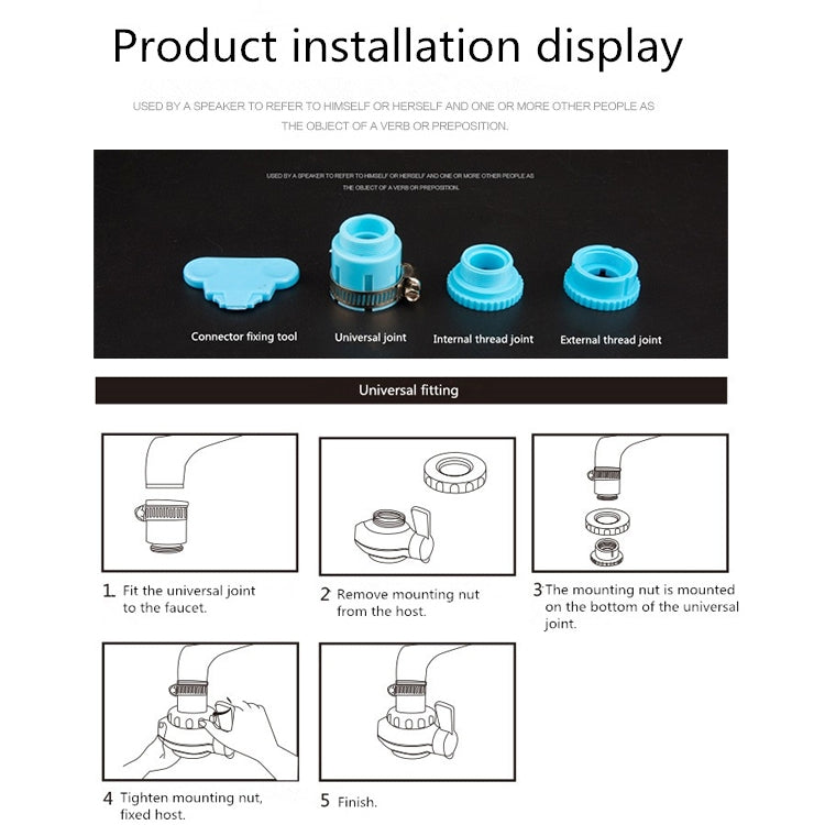 Kubichai Kitchen Water Filter Faucet Water Purifier, 8905 Water Purifier
