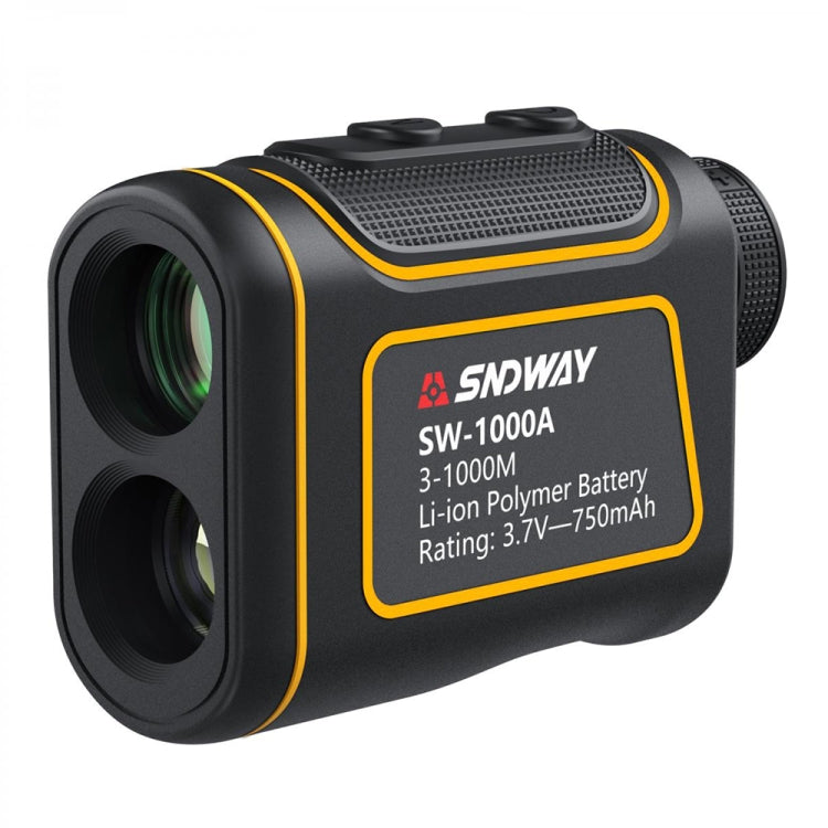 SNDWAY SW1000A Handheld Outdoor Waterproof Telescope Range Finder Distance Measurer, 1000m, 1000m