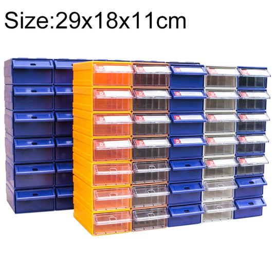 Thickened Combined Plastic Parts Cabinet Drawer Type Component Box Building Block Material Box Hardware Box, Random Color Delivery, Size: 29cm X 18cm X 11cm, Size: 29cm x 18cm x 11cm