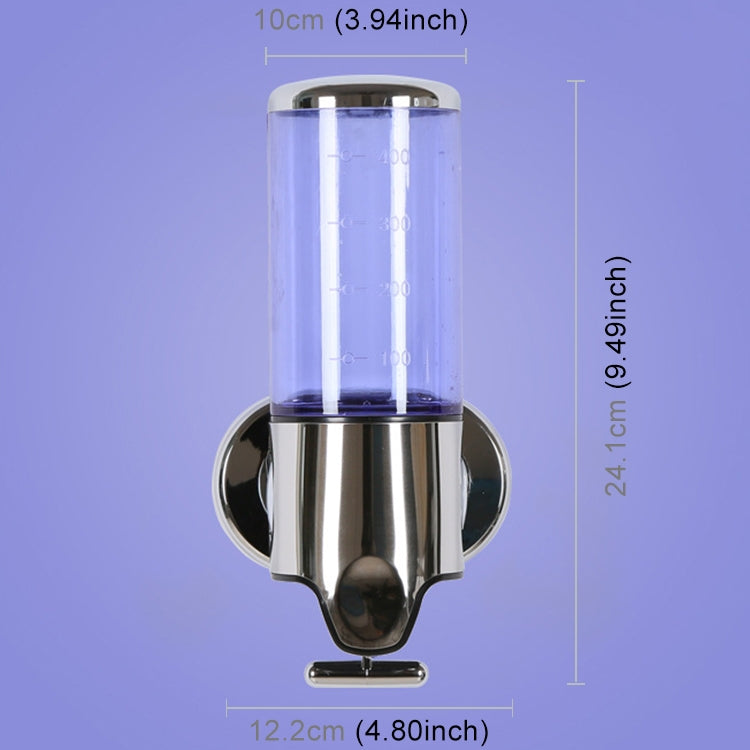 Hotel Shower Manual Dispenser Wall Mounted Washing Liquid Shampoo Soap Bottle, Capacity: 500ml, 500ml/Silver, 500ml/White, 500ml/Dark Red, 500ml/Green, 500ml/Gold, 500ml/Blue, 500ml/Purple
