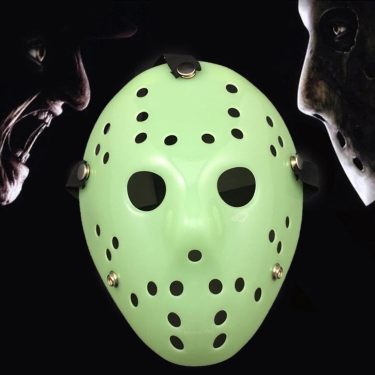 Halloween Party Cool Thicken Jason Mask, Silver, Fluorescent Green, Gold, Red + White