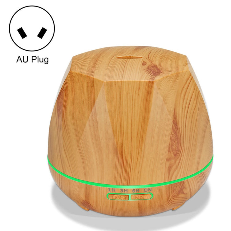Peach Shape Wood Grain Remote Control Ultrasonic Humidifier Aromatherapy Machine Automatic Alcohol Sprayer with LED Lights, Capacity: 400mL, AU Plug (Light Wood Color), Diamond Light Wood Color, Peach Shape Dark Wood Color, Peach Shape Light Wood Color...