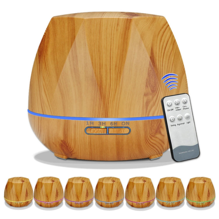 Peach Shape Wood Grain Remote Control Ultrasonic Humidifier Aromatherapy Machine Automatic Alcohol Sprayer with LED Lights, Capacity: 400mL, AU Plug (Light Wood Color), Diamond Light Wood Color, Peach Shape Dark Wood Color, Peach Shape Light Wood Color...