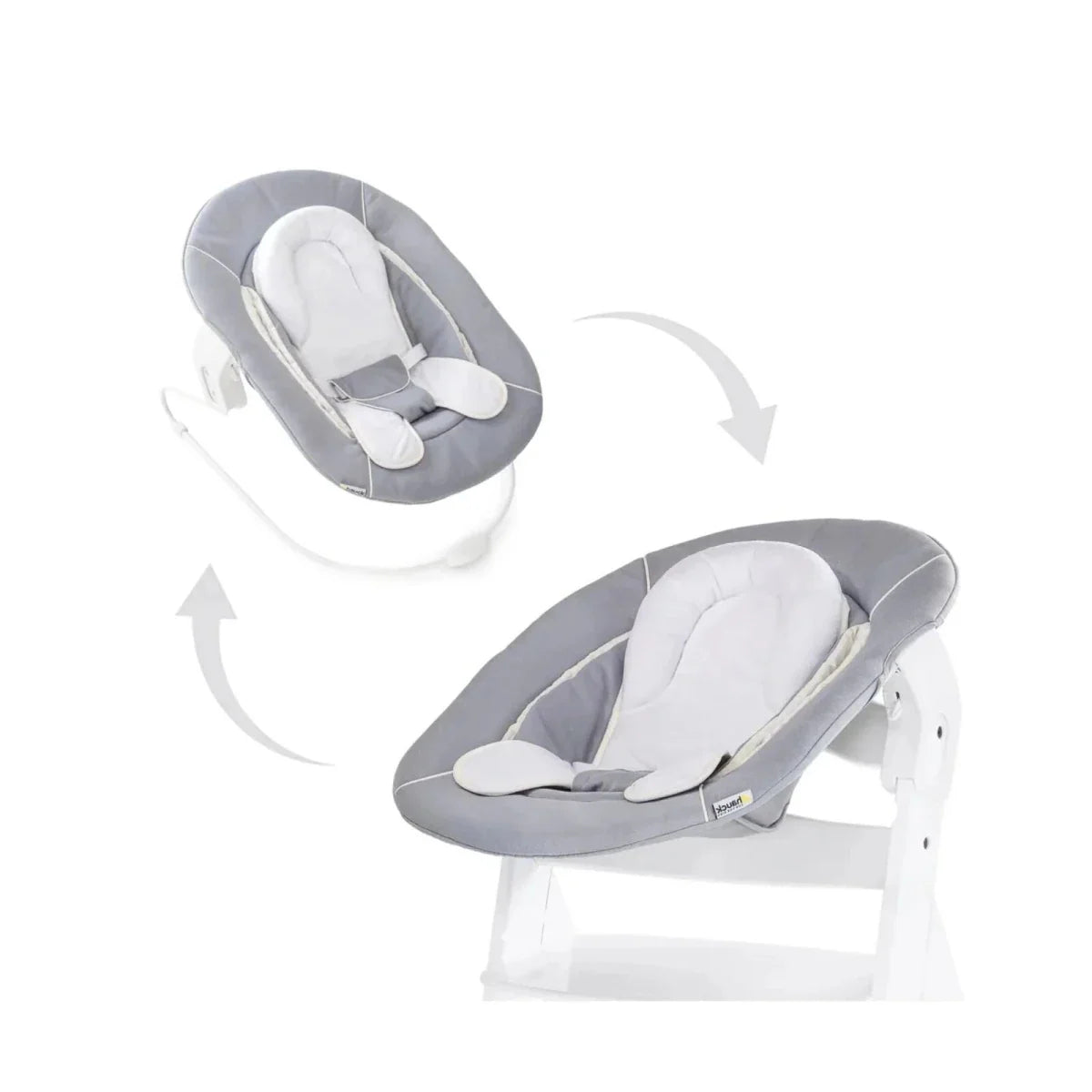 Hauck Alpha 2 in 1 Bouncer - Stretch Grey