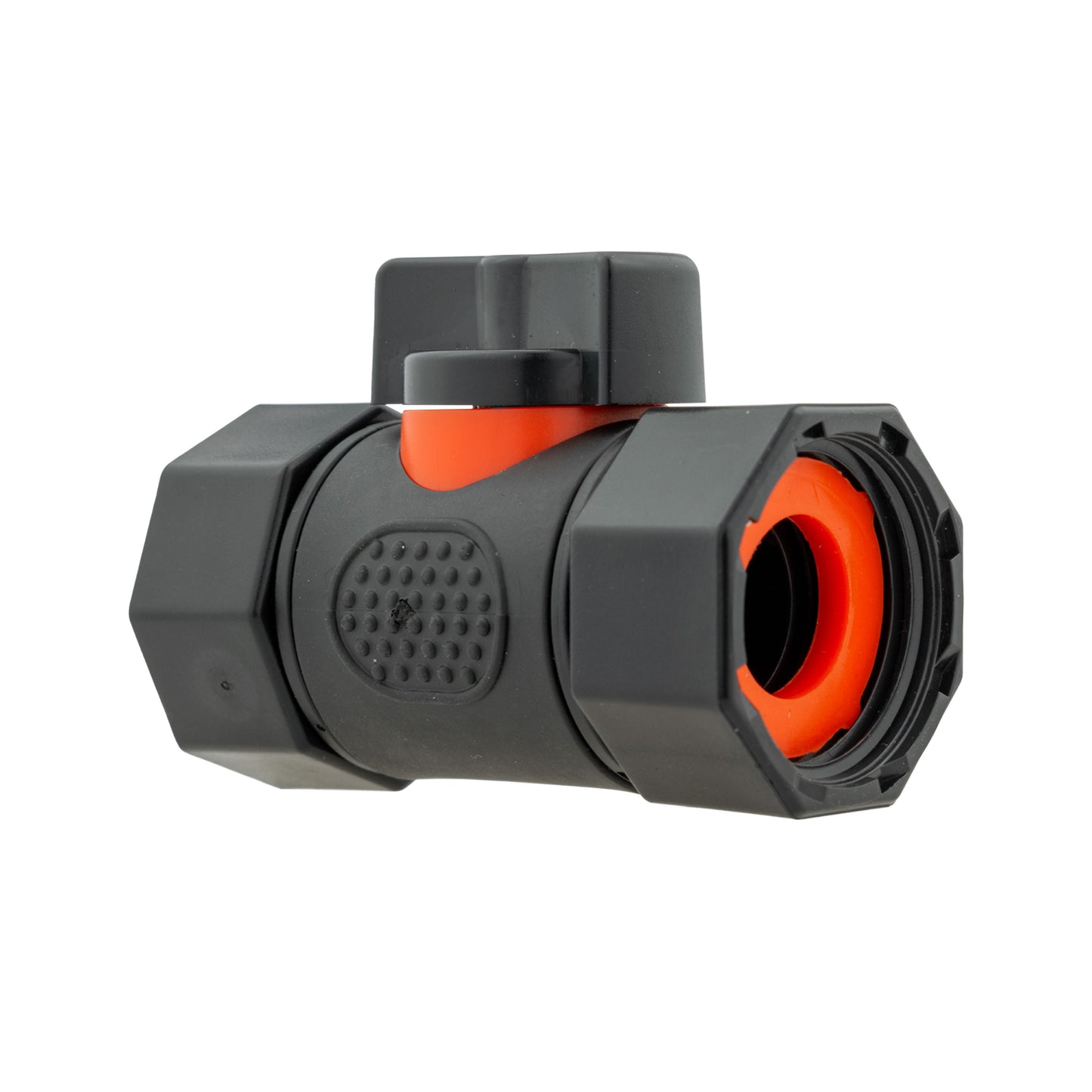 25mm Brass Barb with In-Line BSPF Threaded Valve