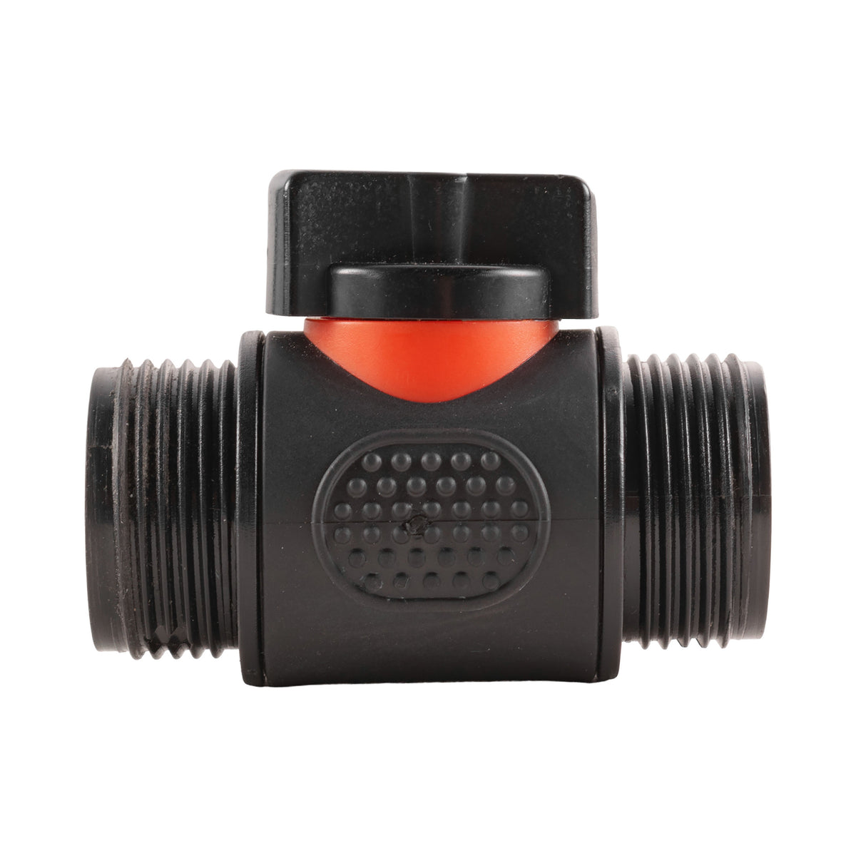 In-Line BSPM Valve with 2 x Hose Connectors Blue
