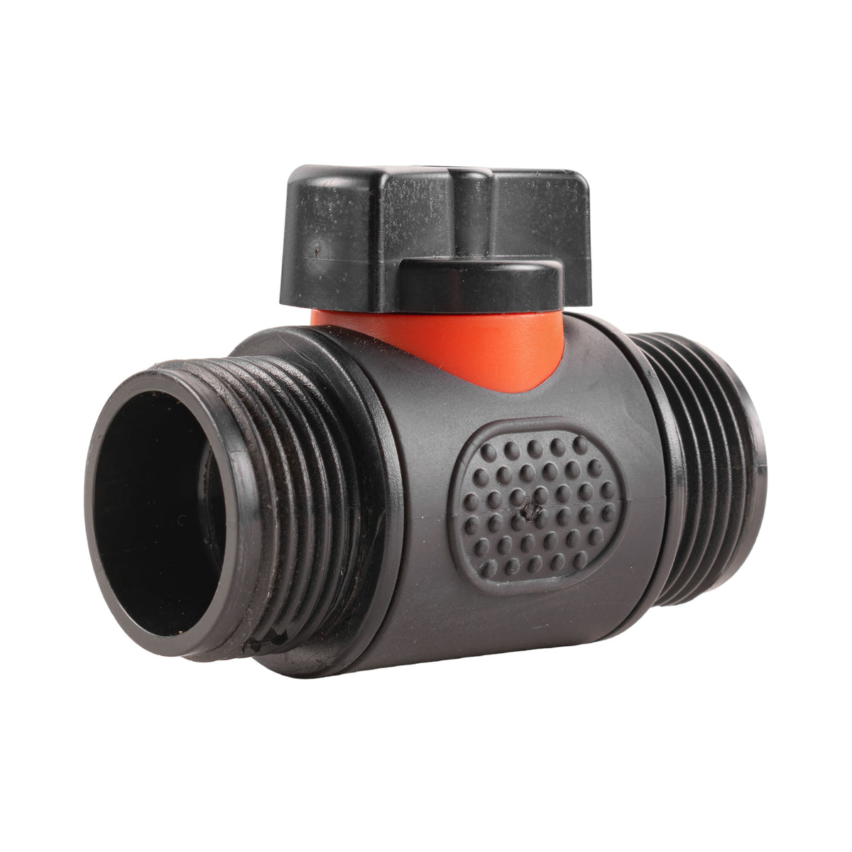 IBC 2” S60X6 Cap with In-Line BSPM Valve and ¾” BSPF Female Hose Connector Blue