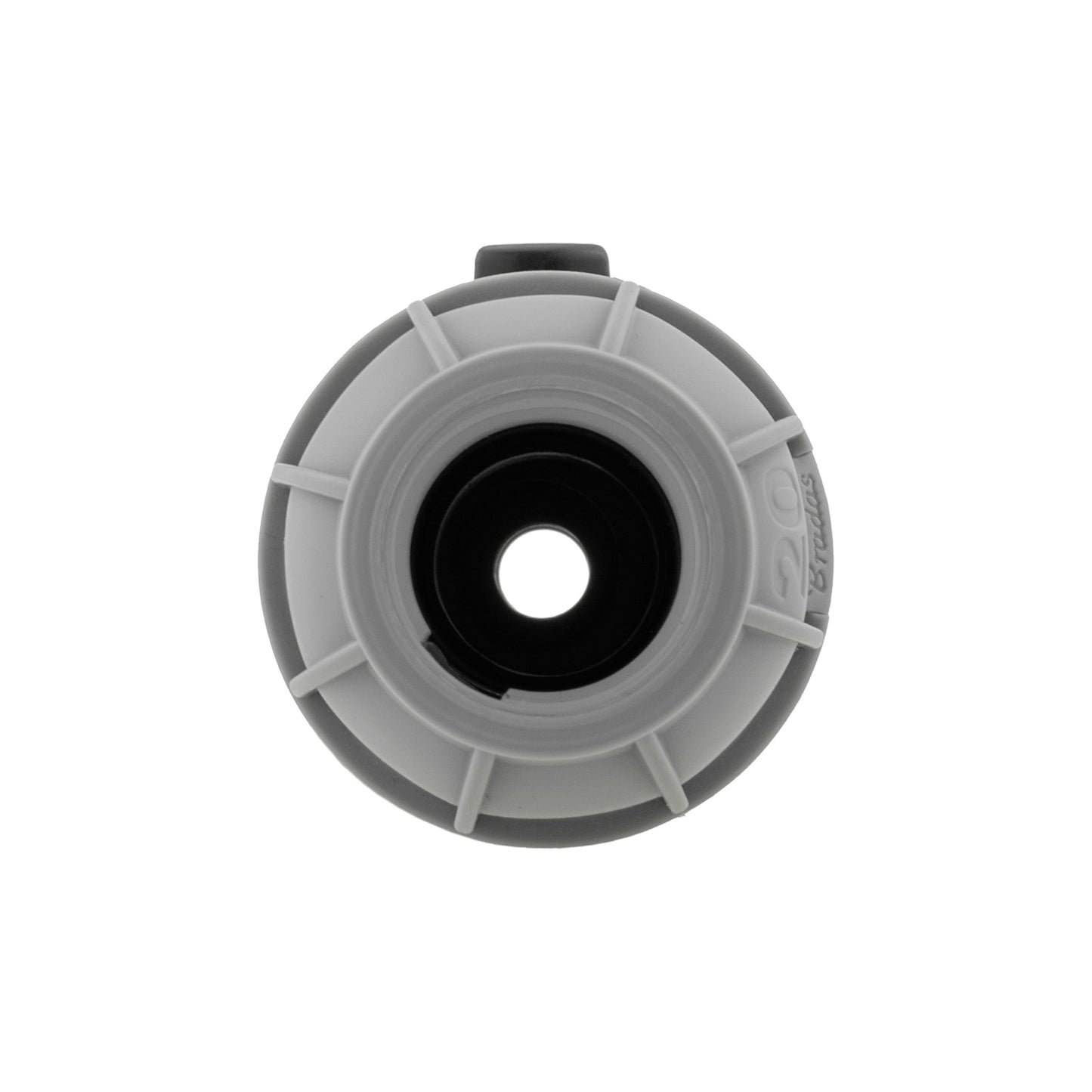 In-Line BSPF Valve with 2 x 20mm MDPE Straight Connectors for BSP Thread Fitting