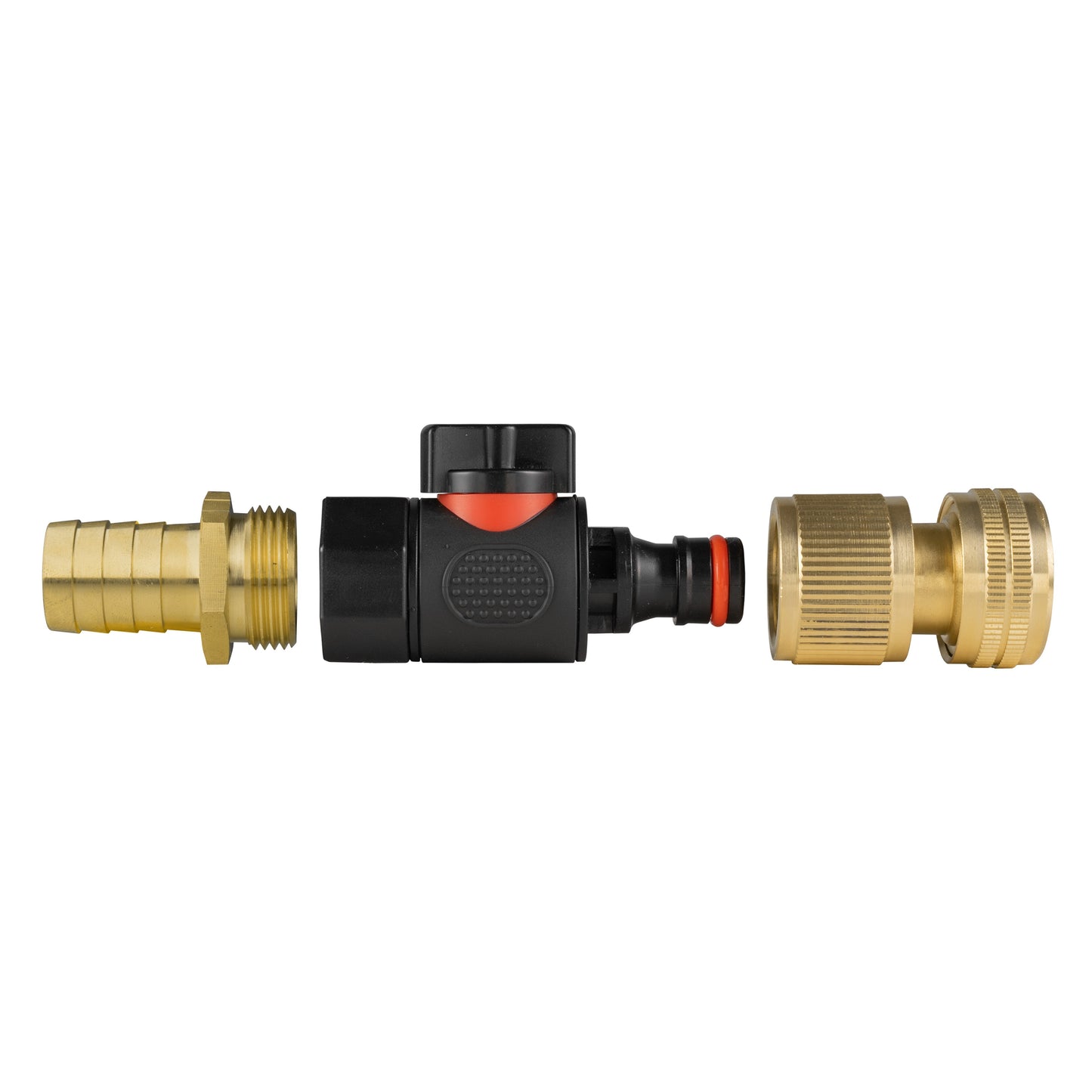 19mm Brass Barb with BSPF-Quick Connect Valve and Hose Connector Brass