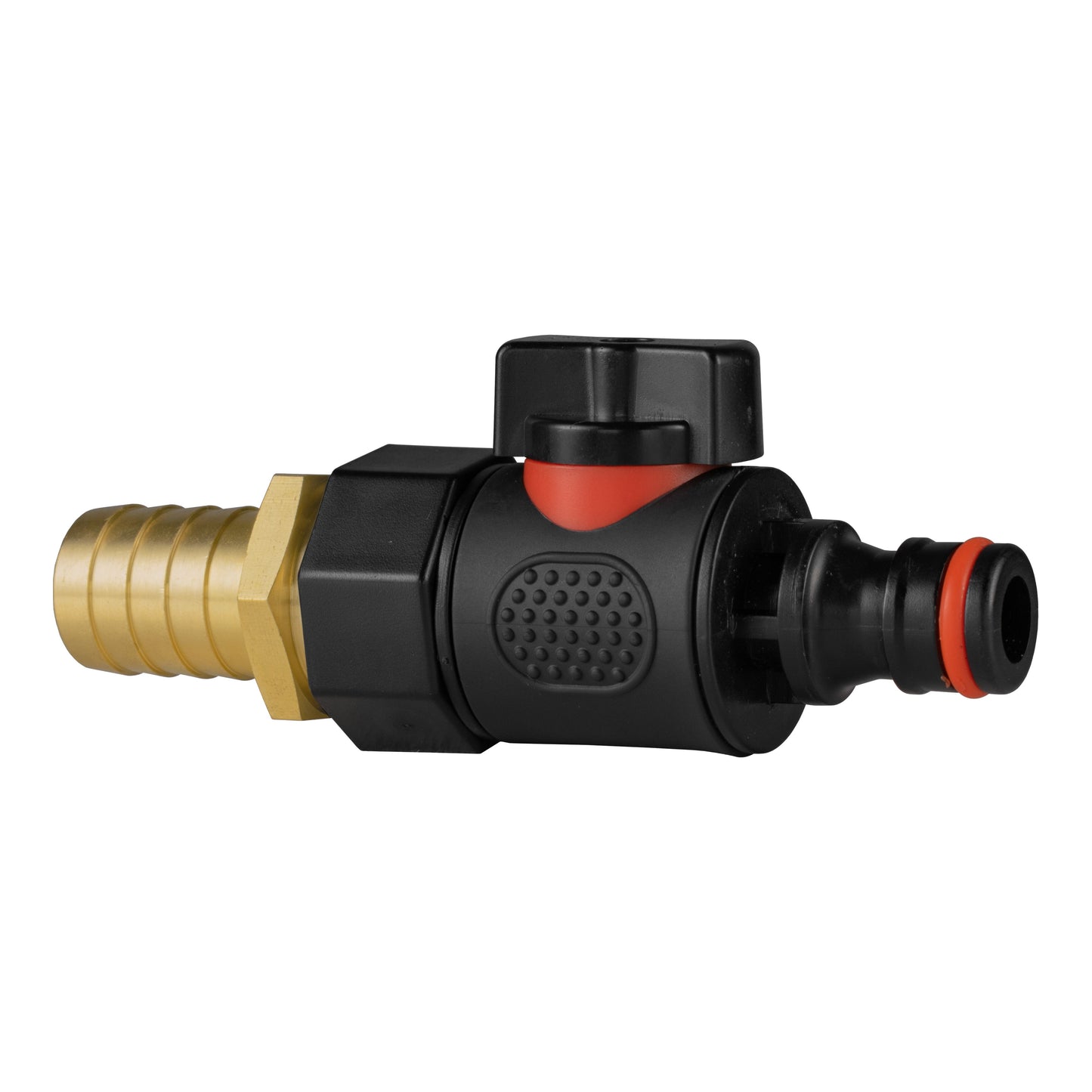 Brass Barb with BSPF Thread-Quick Connect Male Valve