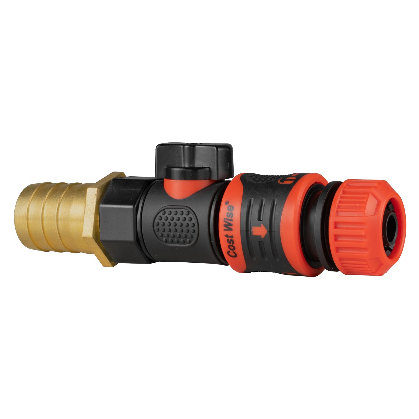 25mm Brass Barb with BSPF-Quick Connect Valve & Hose Connector Lock