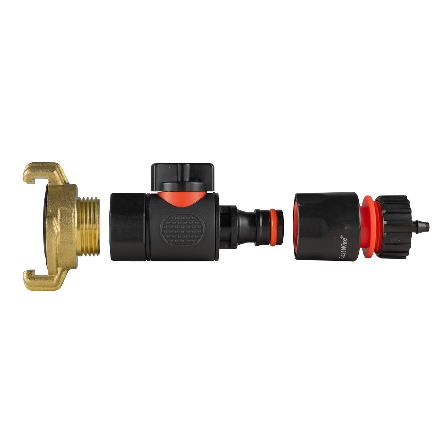Geka Type Connector with BSPF-Quick Connect Valve and Hose Connector 4mm Barb