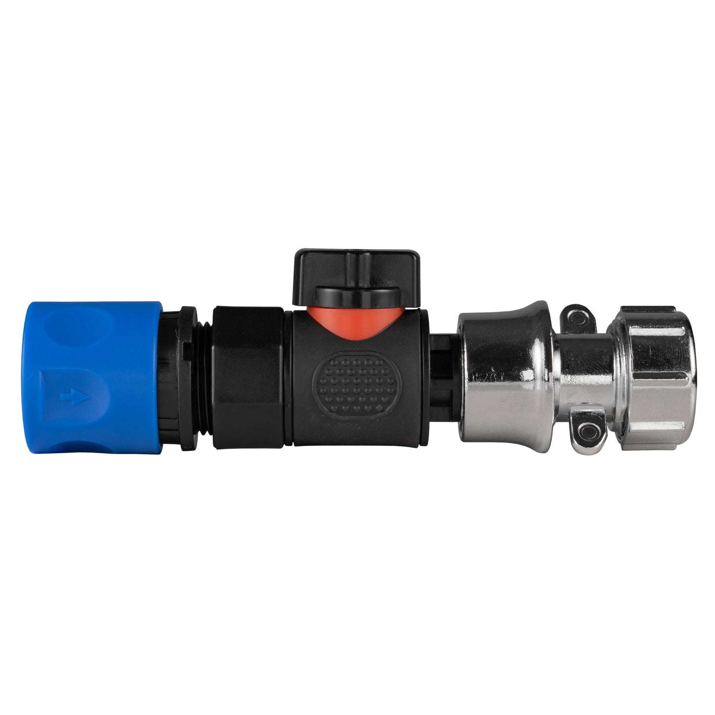 Hose Connector Blue with BSPF- Quick Connect Valve and Hose Connector Zinc
