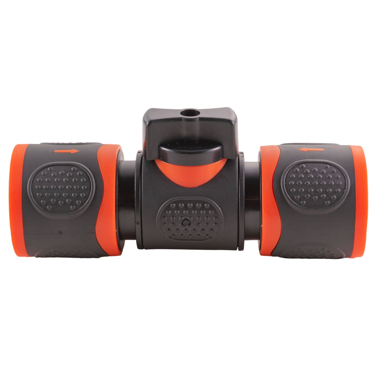 In Line Soft Touch Valve Snap-On Female Black Garden Hose Pipe Hose Pipe Fitting