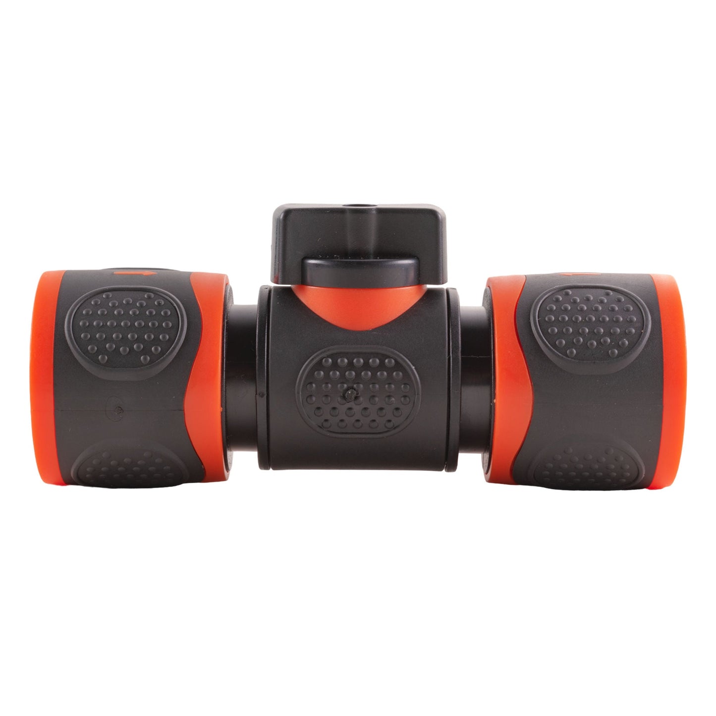 In Line Soft Touch Valve Snap-On Female Black Garden Hose Pipe Hose Pipe Fitting