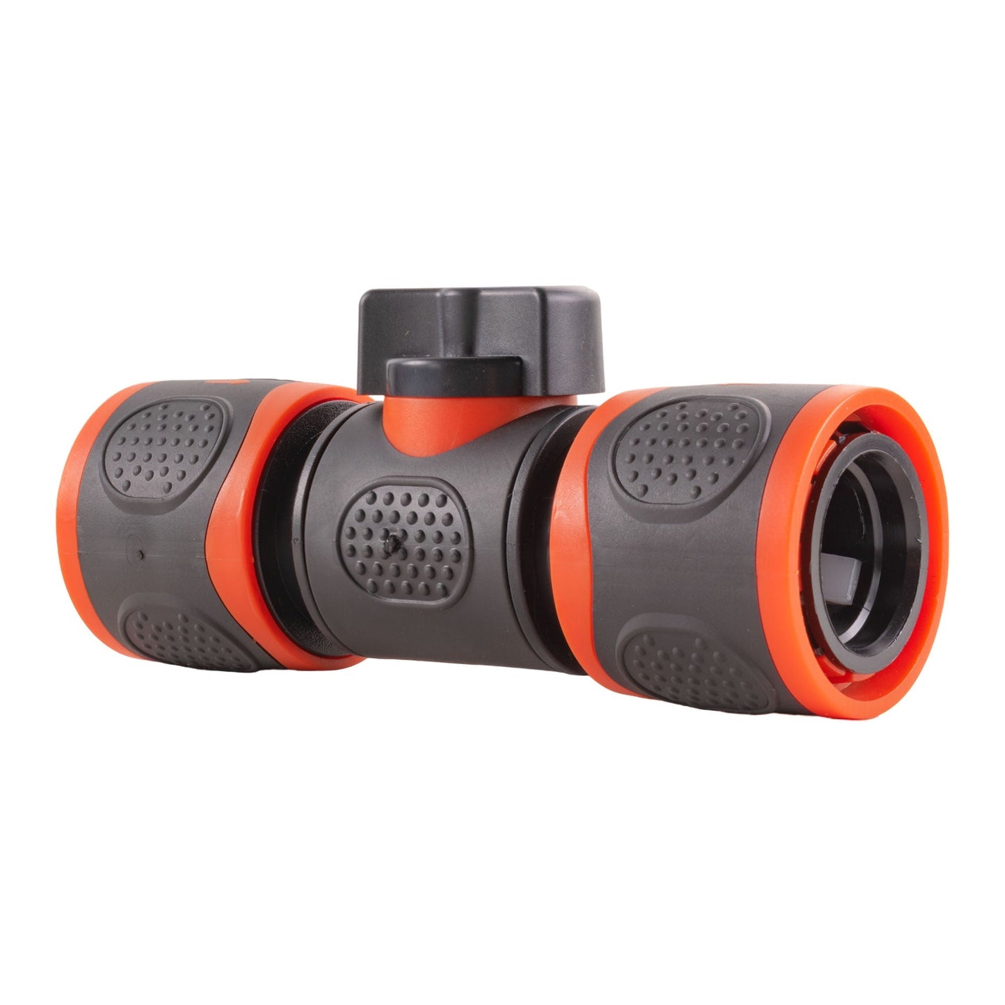 In Line Soft Touch Valve Snap-On Female Black Garden Hose Pipe Hose Pipe Fitting