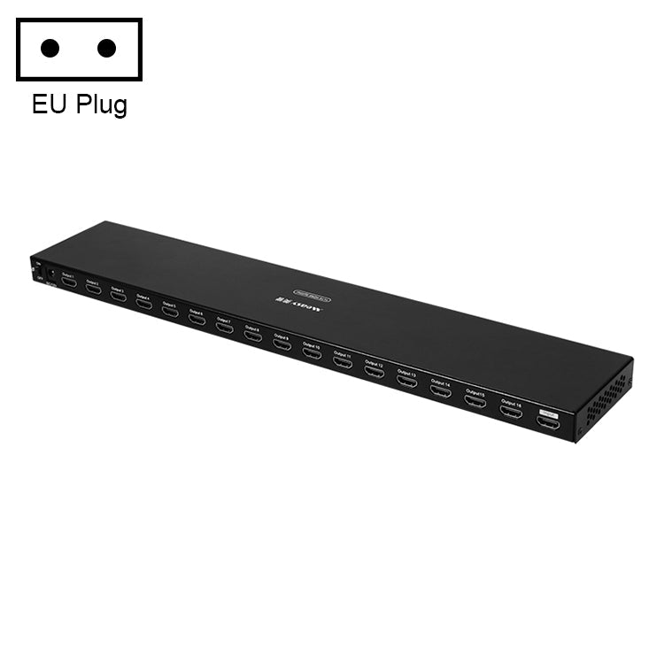 Measy SPH116 1 to 16 4K HDMI 1080P Switch Simultaneous Display Splitter, 1 to 16, UK Plug, 1 to 16, US Plug, 1 to 16, AU Plug, 1 to 16, EU Plug