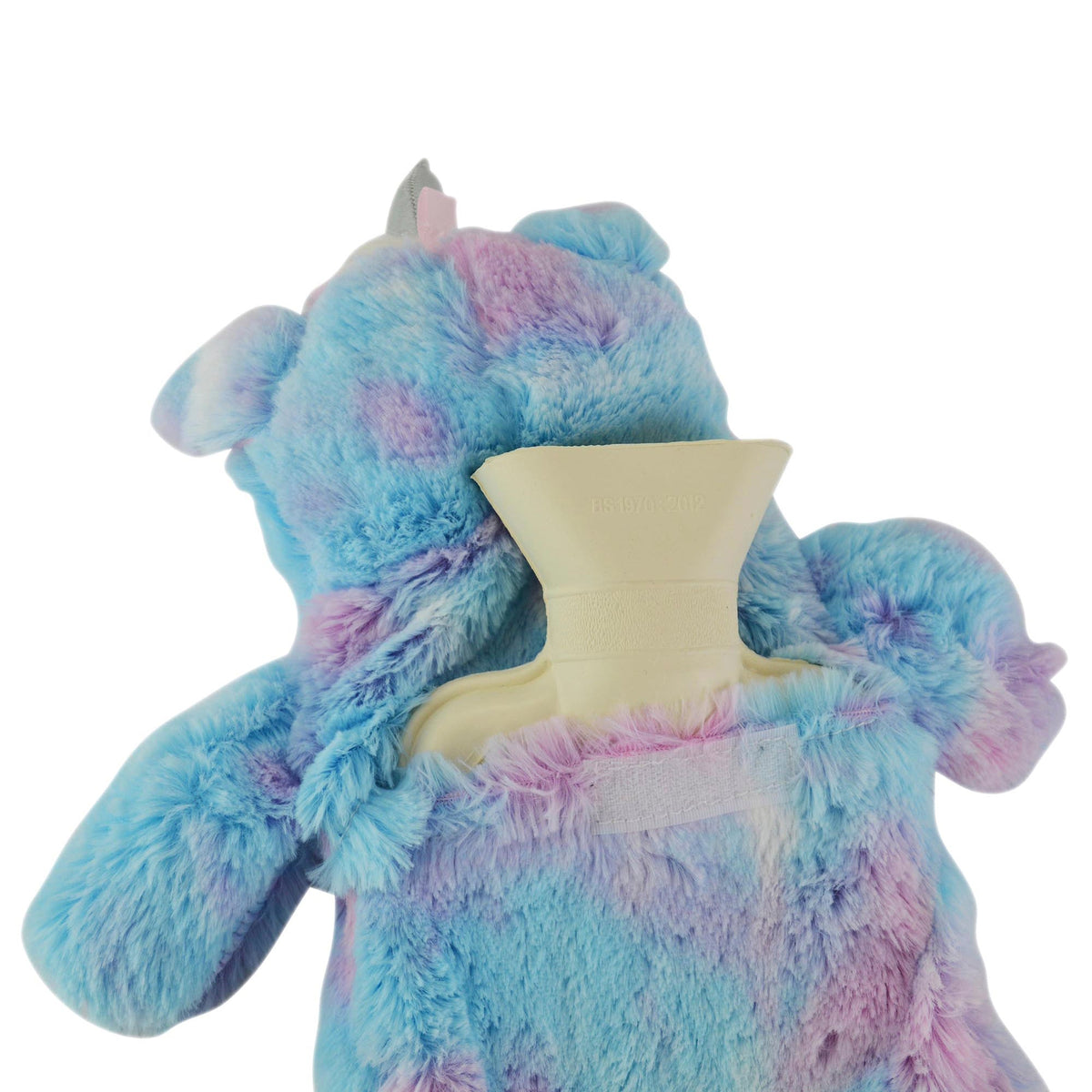 Rainbow Coloured Plush Unicorn Hot Water Bottle - 750ml