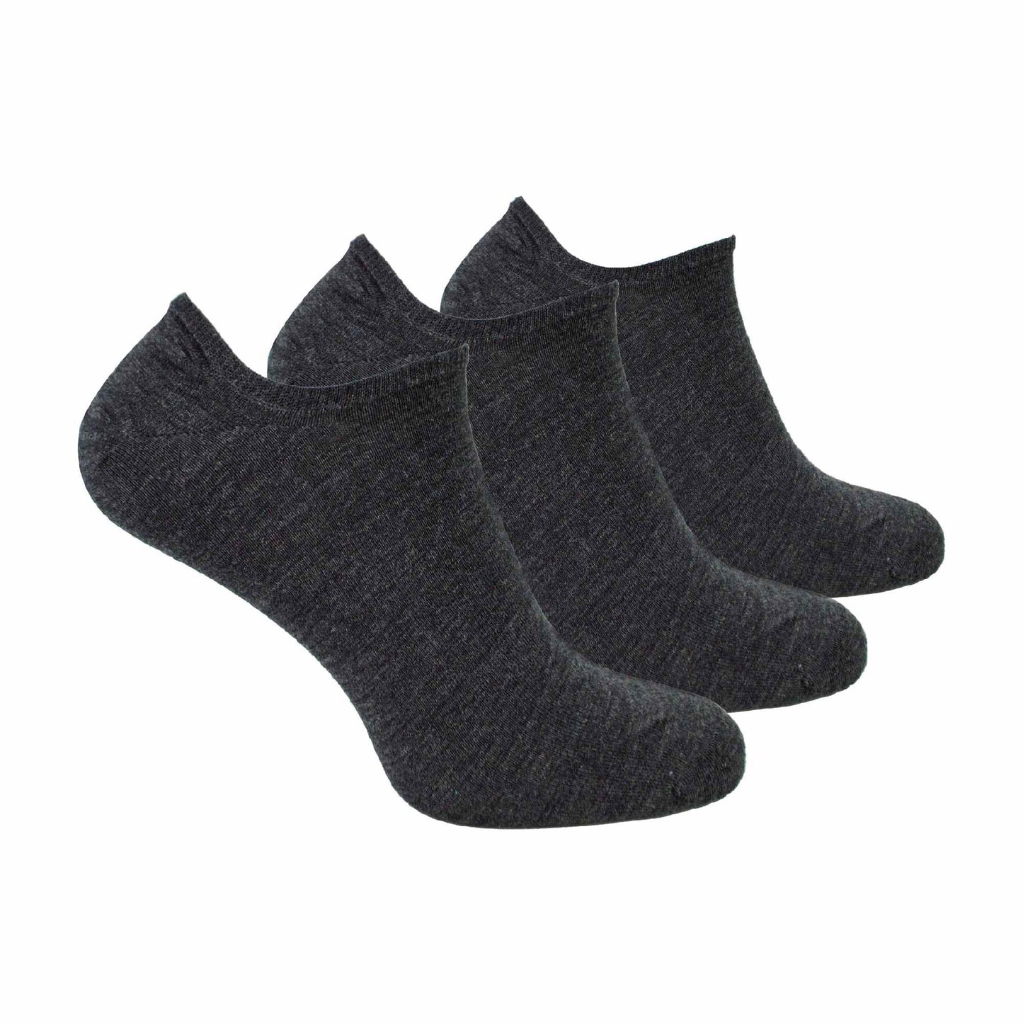 3 Pack Mens Merino Wool Invisible No Show Socks