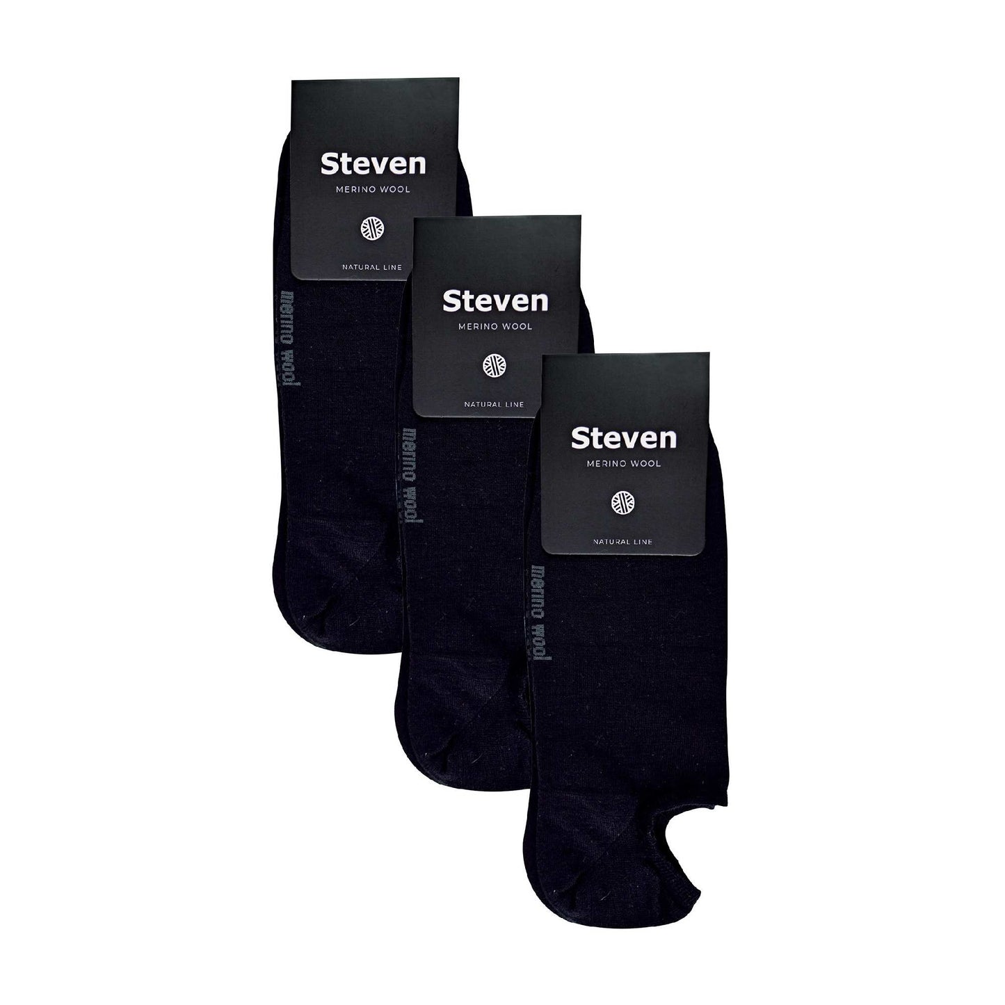 3 Pack Mens Merino Wool Invisible No Show Socks